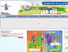 Tablet Screenshot of parroquiarosas.org